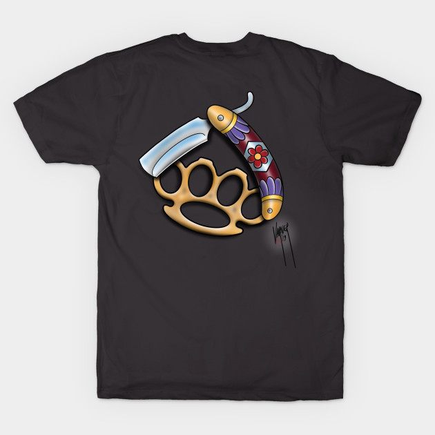 Brass knuckles and razor by Steve_Varner